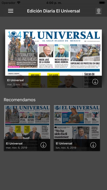 El Universal Edición Digital