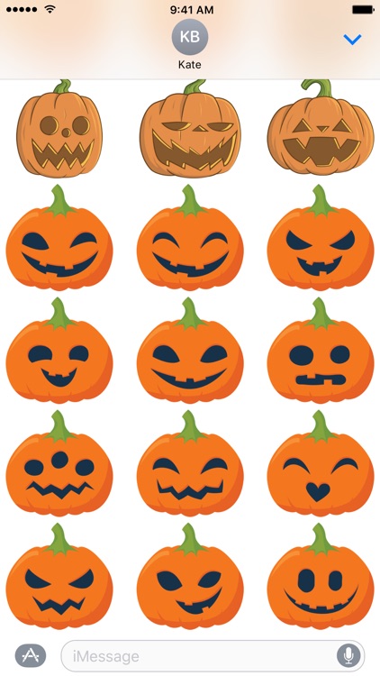 Pumpkin Emoji Stickers