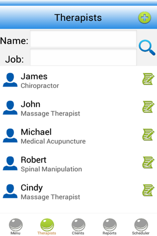 Massage Scheduling Software screenshot 2