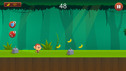 Monkey Run, Jump & Go Bananas! screenshot 4