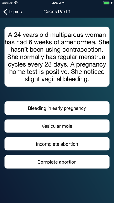 Obstetrics Cases And MCQs screenshot 2