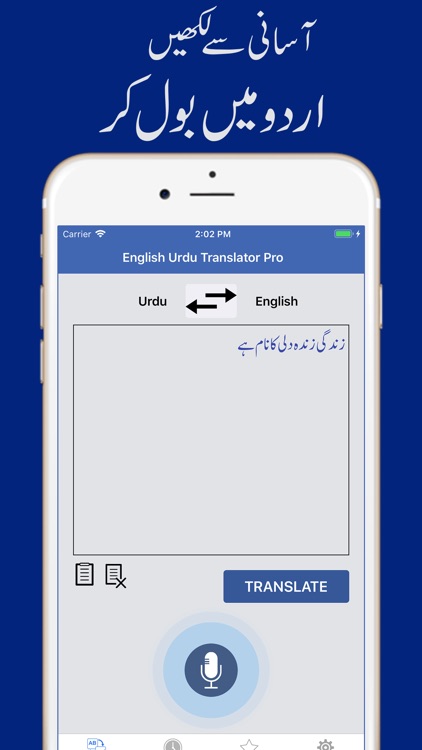 English Urdu Voice Translator