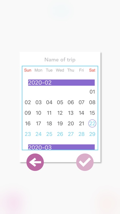 I'M Itinerary
