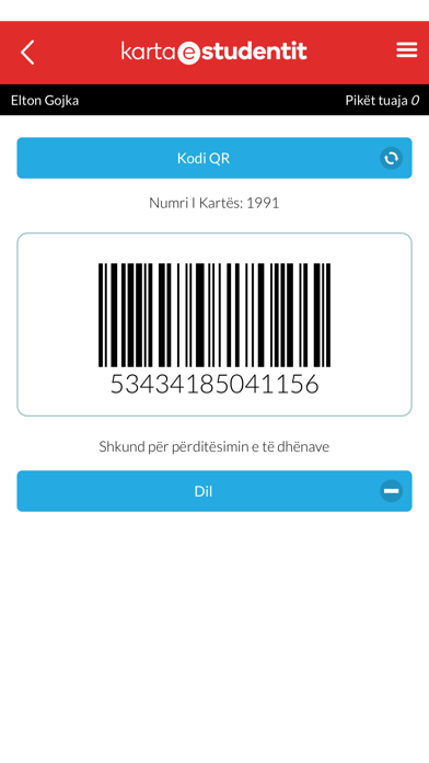 How to cancel & delete Karta e Studentit from iphone & ipad 4