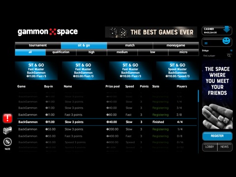 GammonSpace screenshot 4