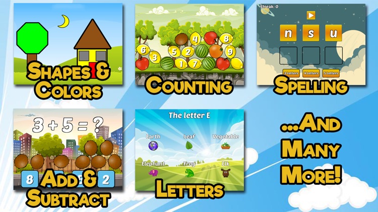 Preschool & Kindergarten Games