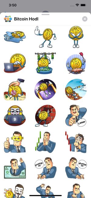 Bitcoin Crypto HODL Stickers(圖2)-速報App