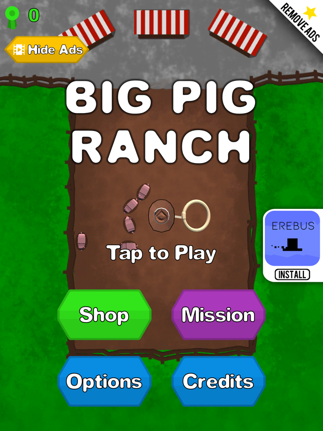 Big Pig Ranch, game for IOS