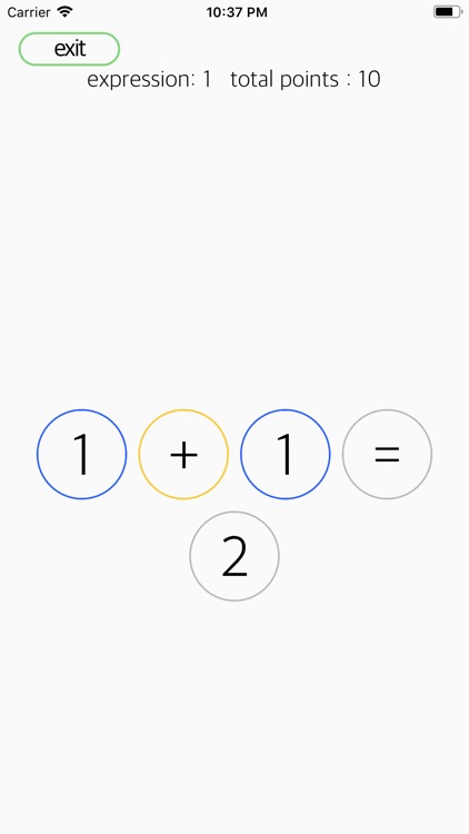 MathMate - expression puzzle