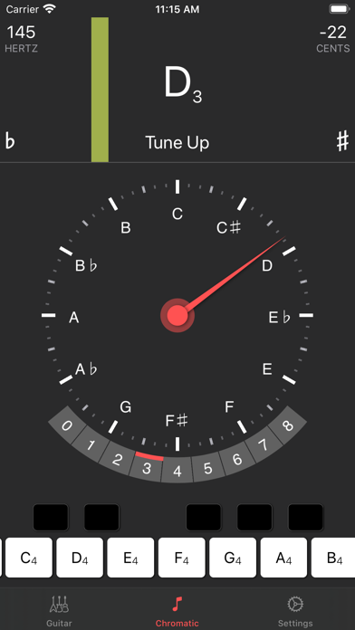 TuneIt: Multi Instrument Tuner screenshot 2