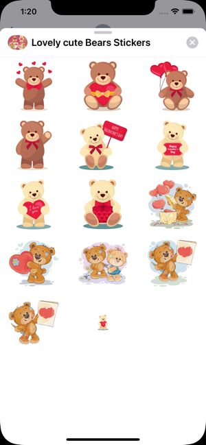 Cute bears Stickers(圖1)-速報App