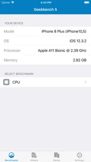 geekbench 5 pro iphone screenshot 1