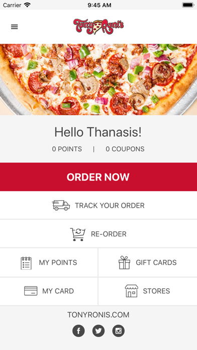 How to cancel & delete Tony Roni's Pizza from iphone & ipad 1