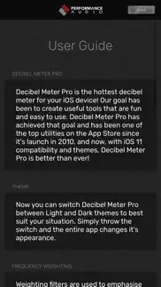 decibel meter pro iphone screenshot 4