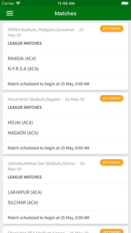 ACA Inter District Tournaments screenshot-5