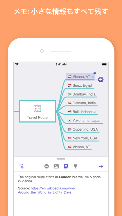 MindNode – Mind Mapのスクリーンショット6 MindNode – Mind Mapのスクリーンショット6