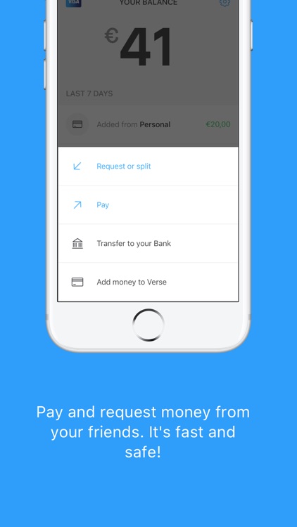 Verse - Send and request money