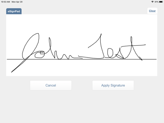Screenshot #5 pour eSignPadLite