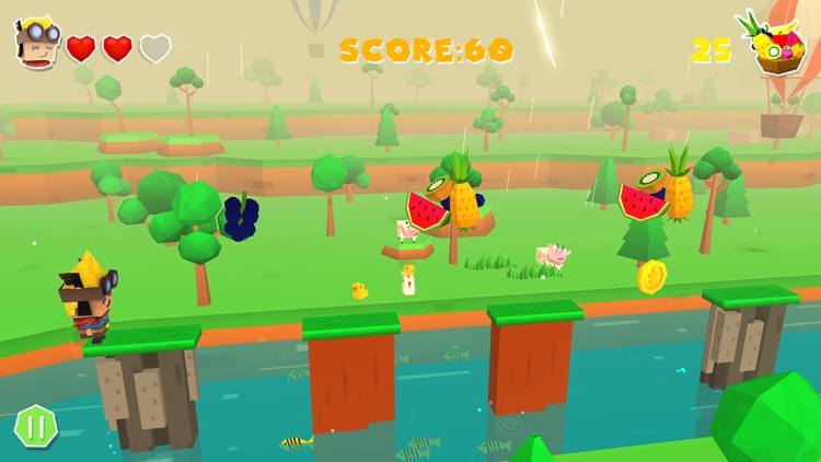 Tiny Jumper Justin: Fruit Rush screenshot-4