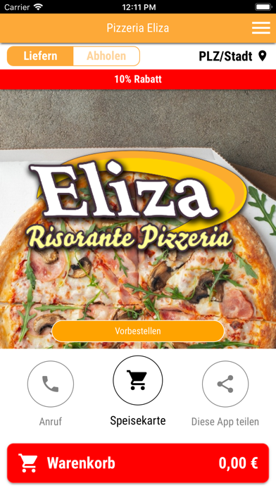 How to cancel & delete Pizzeria Eliza from iphone & ipad 1
