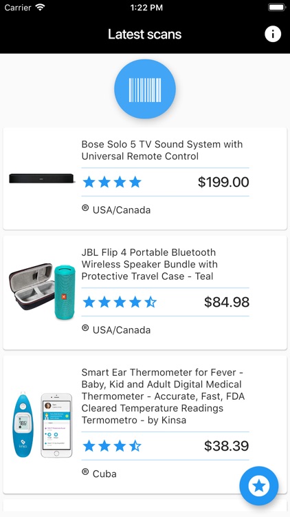 Product Barcode Scanner