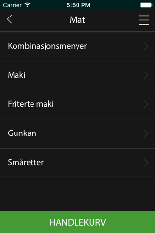 Rå Sushi screenshot 2