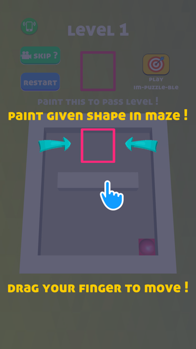 screenshot of Roller Paint - Splat Puzzle 1