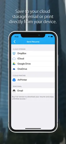 Captura 5 Currículum Aplicación PDF iphone