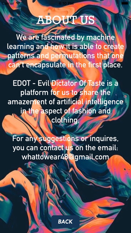 EDOT - Evil Dictator of Taste