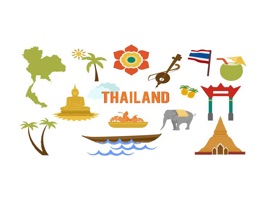 The ThailandElementDT is a small sticker, which are show the 30 Thailand Element DT sticker in cartoon