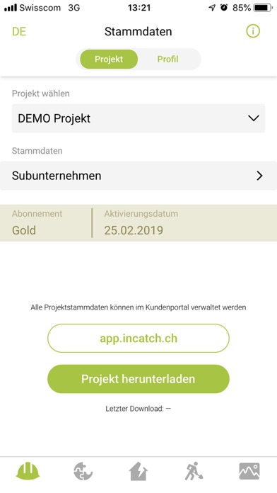 InCatch - App für Bauprofis screenshot 2