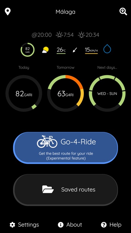 Go-4-Ride Weather & Routing