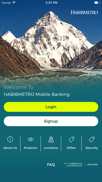 How to cancel & delete HabibMetro Mobile Banking from iphone & ipad 1