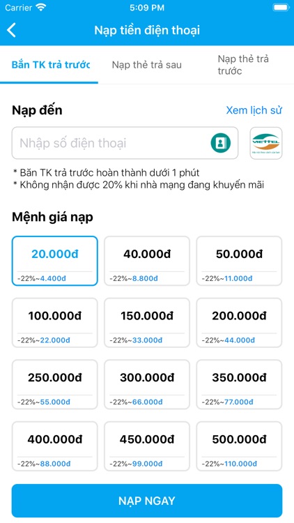 Thẻ 24h - Nạp thẻ siêu rẻ