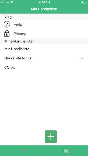 Min handleliste(圖3)-速報App