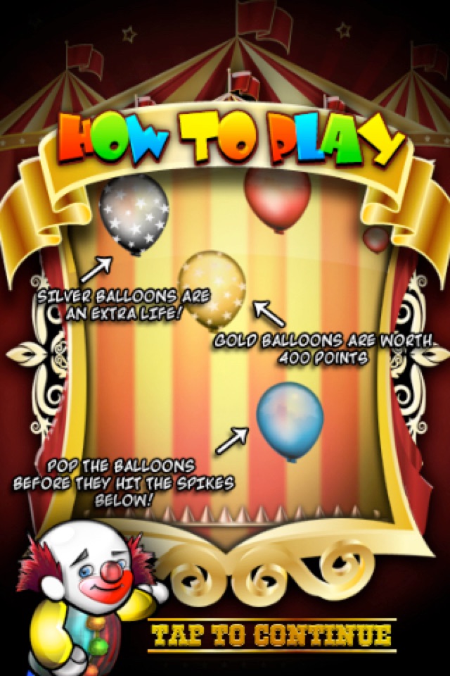 Circus Balloon Challenge LT screenshot 2