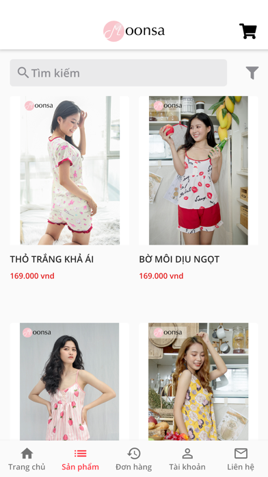 moonsa - online shopping screenshot 2