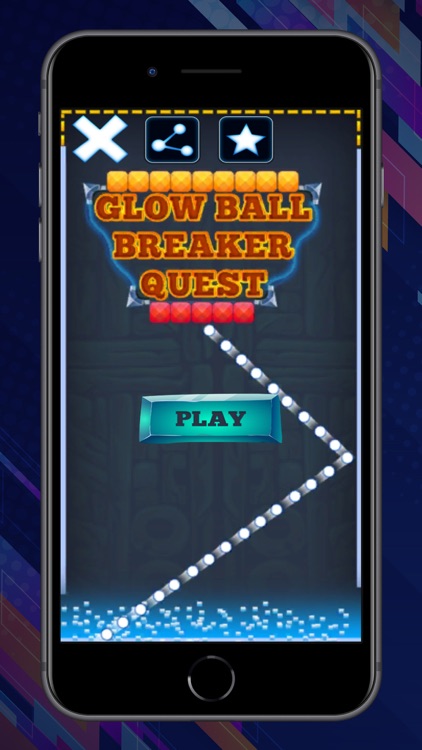 Glow Ball Breaker Quest Game screenshot-3