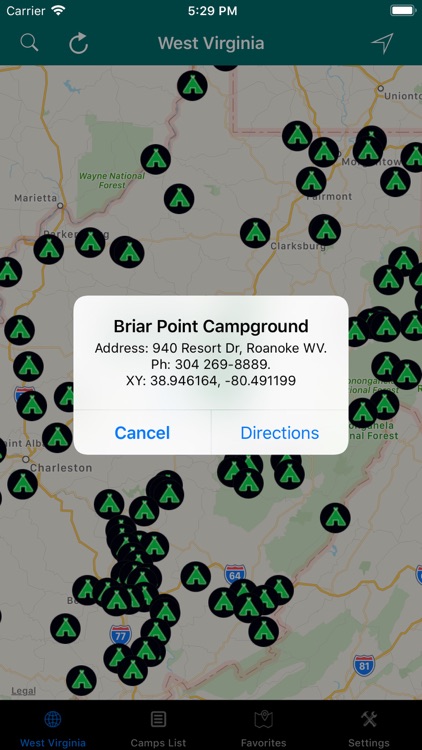 West Virginia – Campground RVs screenshot-3