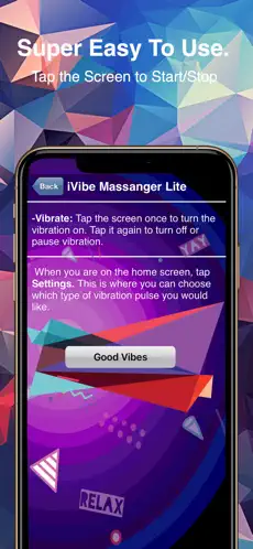 Captura de Pantalla 5 Vibrador Masaje Calm iVibe iphone