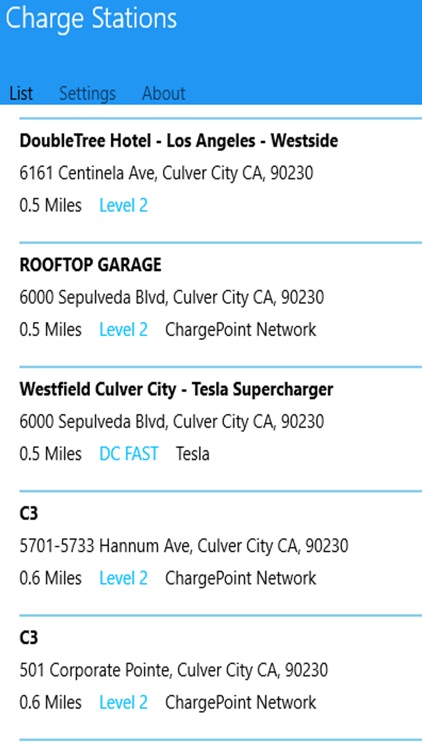 Fast Charge Finder