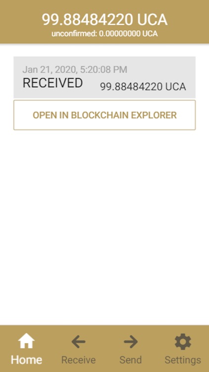 Ucacoin Wallet