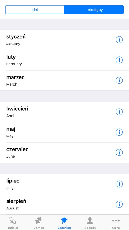 Learn Polish - Calendar screenshot-5