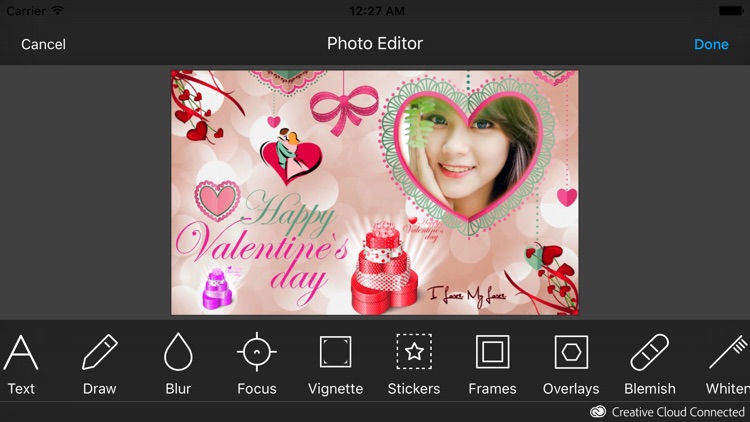 Valentine Day Frame & Editor screenshot-4