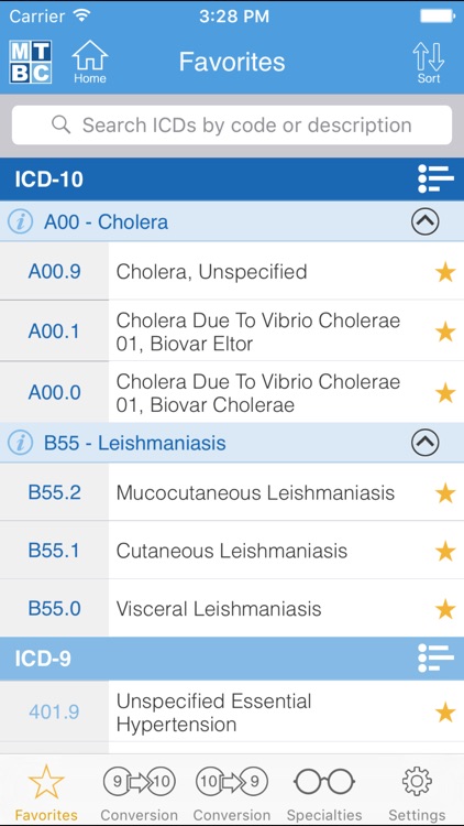 MTBC ICD 9-10