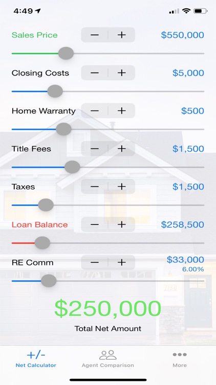 Sellers Net Calculator