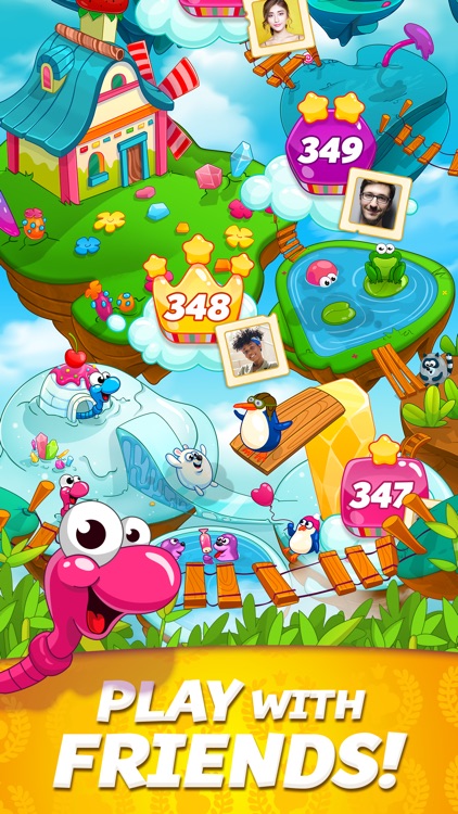 Sugar Worms: Relaxing Match 3! screenshot-3