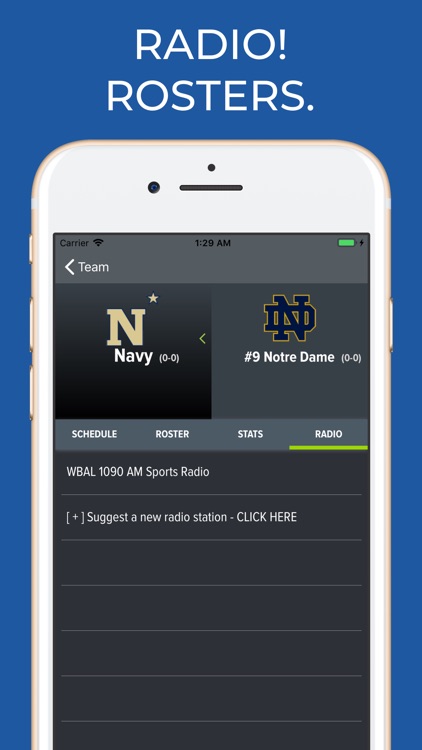 Navy Football Schedules