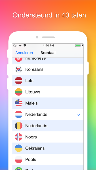 Translate! -Slimme Vertaler iPhone app afbeelding 3