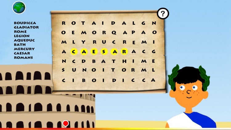 Word Search - History for Kids